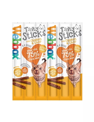 Picture of Webbox Tasty Sticks Chicken & Liver Cat Treats